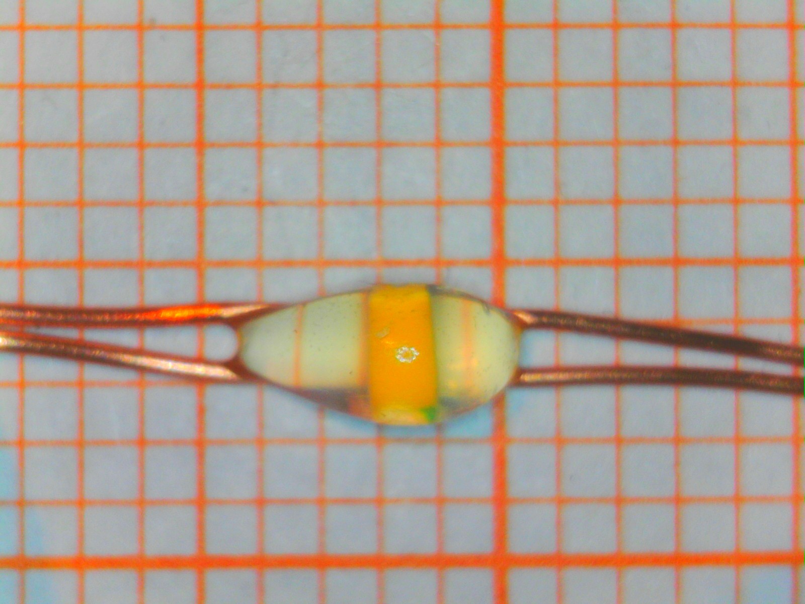 White LED microscope view